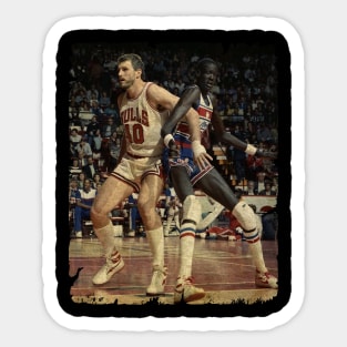 Dave Corzine vs Manute Bol Sticker